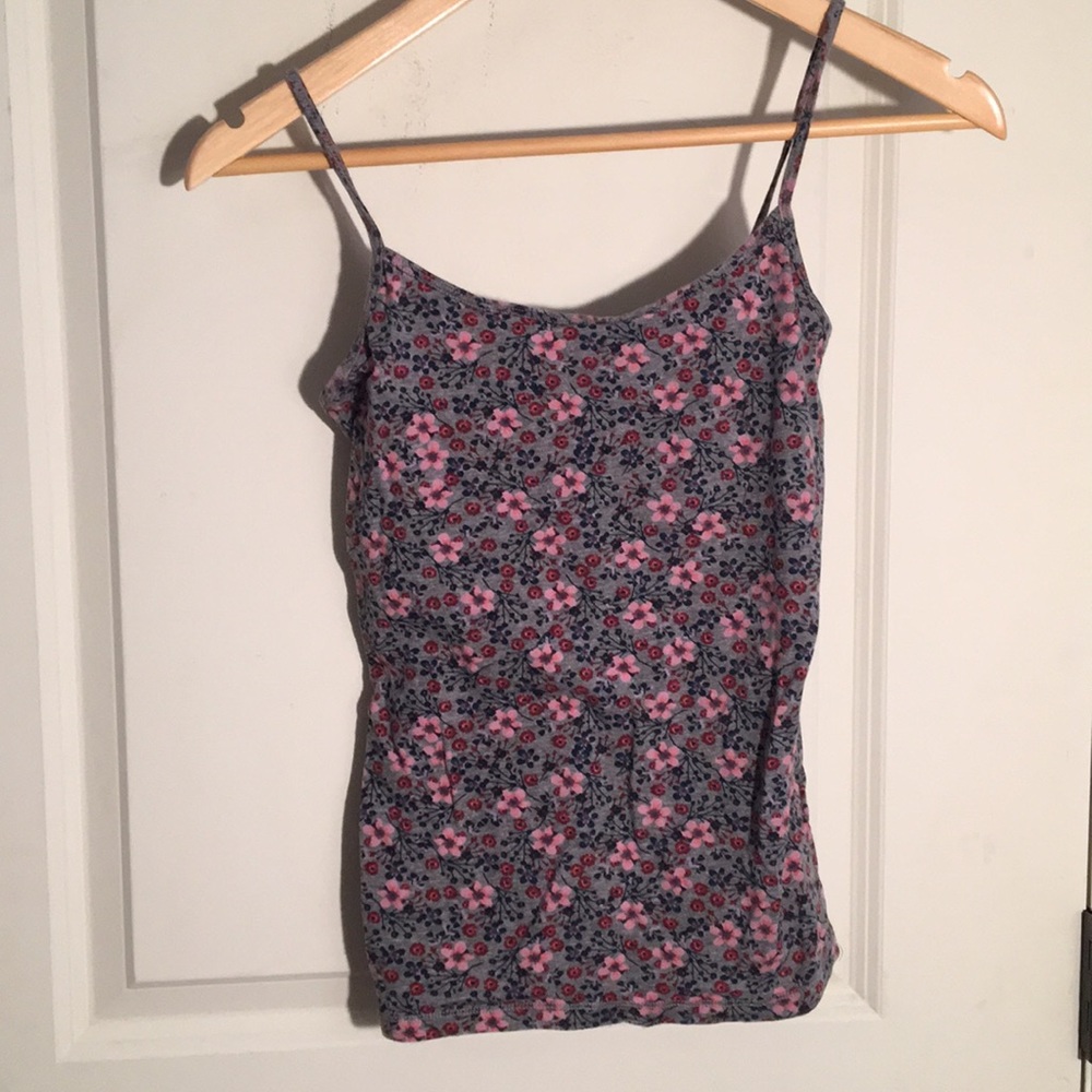 Gray floral Aeropostale cami